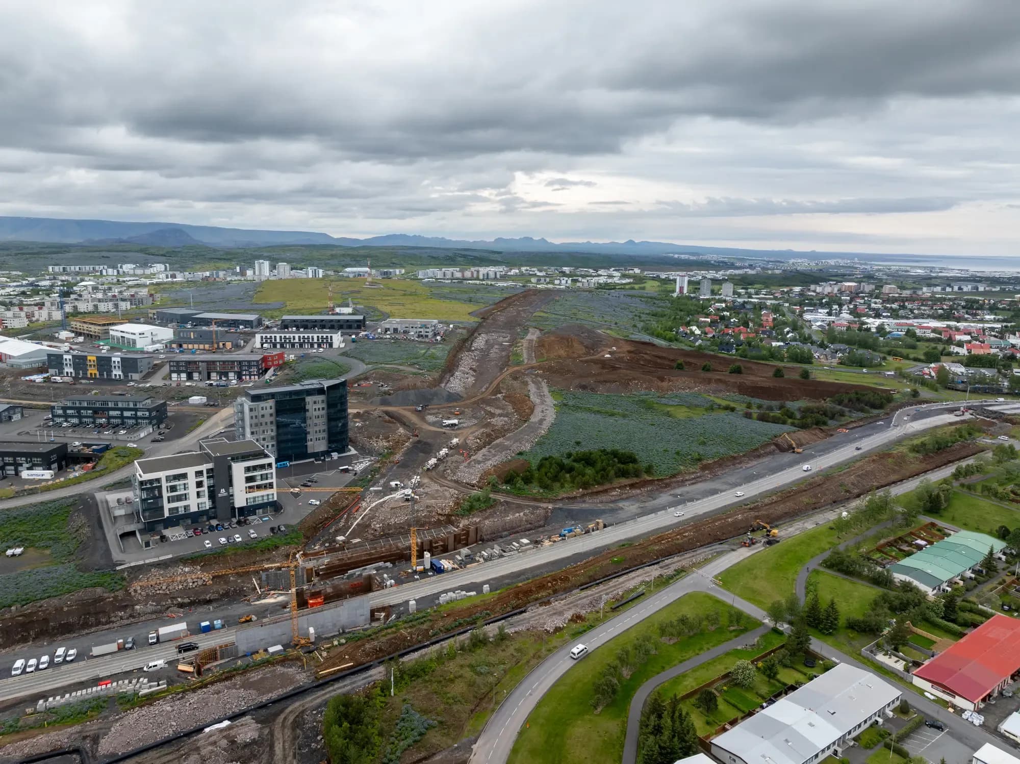 Góður gangur í framkvæmdum við Arnarnesveg
